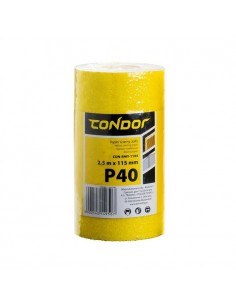 Papier ścierny żółty w rolce 2,5 m (P40 - P220)