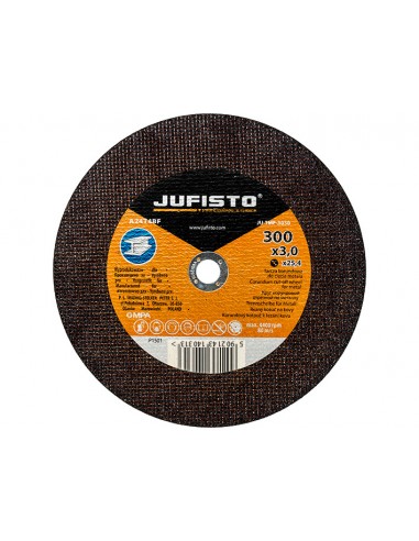 Tarcza do cięcia stali konstrukcyjnej JUFISTO, 300x3,0x25,4mm