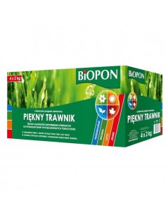 Zestaw nawozów Piękny Trawnik - całoroczny program, Biopon