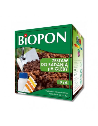 Zestaw do badania pH gleby, Biopon