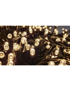Lampki świąteczne 100 LED ciepłe z transformatorem (3 m)