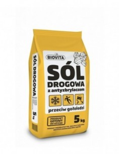 Sól drogowa przeciw gołoledzi 5 kg Biovita