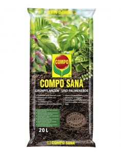 Podłoże do roślin zielonych i palm - 20 l - Compo Sana
