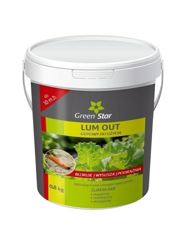 Naturalny środek zabezpieczający przed ślimakami Lum-out 0,8 kg