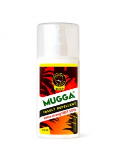 MUGGA Spray STRONG 50% DEET na komary i kleszcze 75 ml